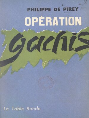 cover image of Opération gâchis